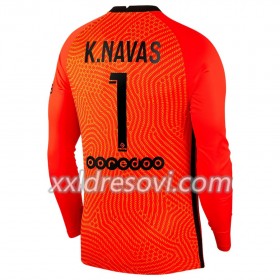 Paris Saint-Germain K.Navas 1 Golmanski Domaći Nogometni Dres 2020-2021 Dugim Rukavima